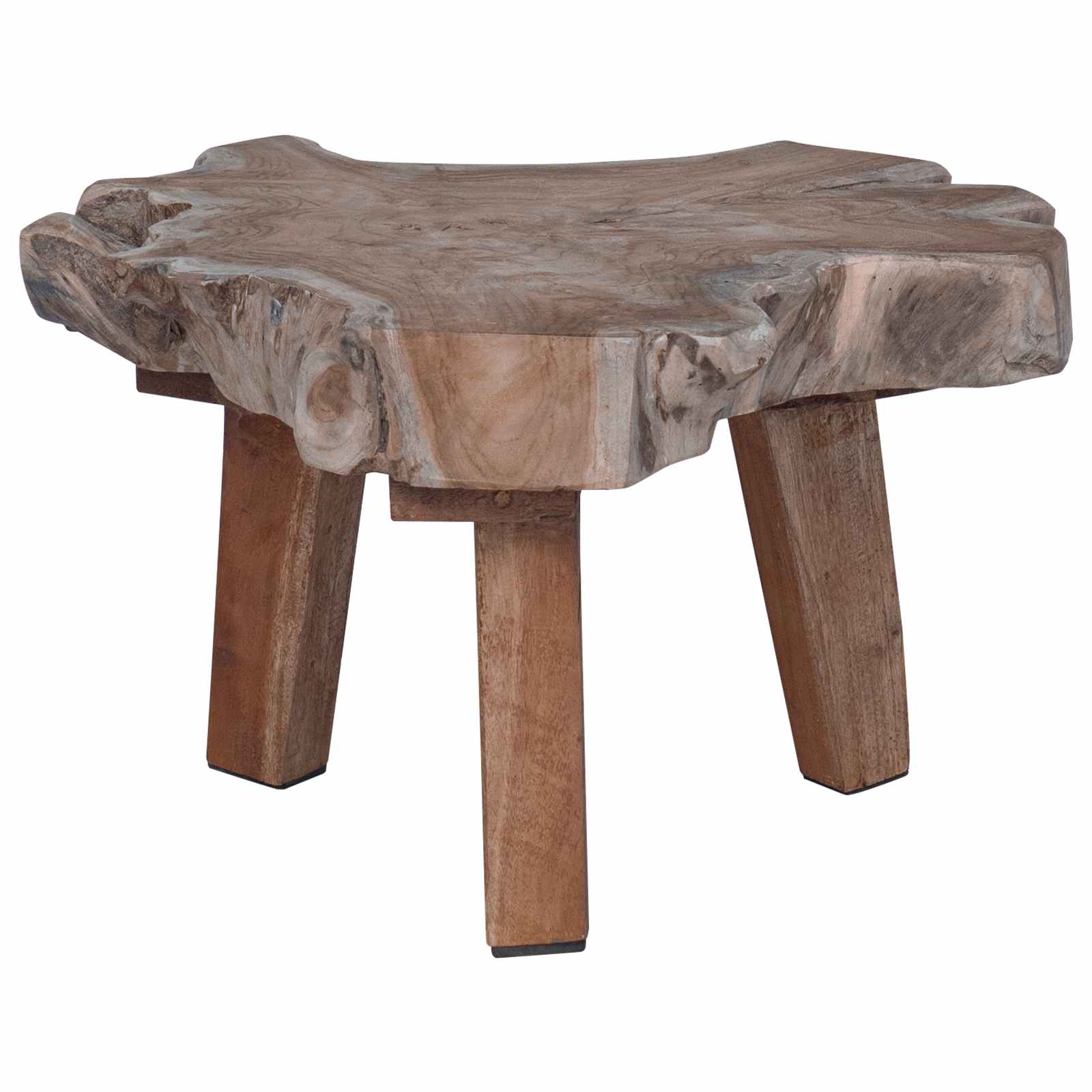 Table de chevet Marron 40 x 40 x 25 cm Bois Recyclé Solide