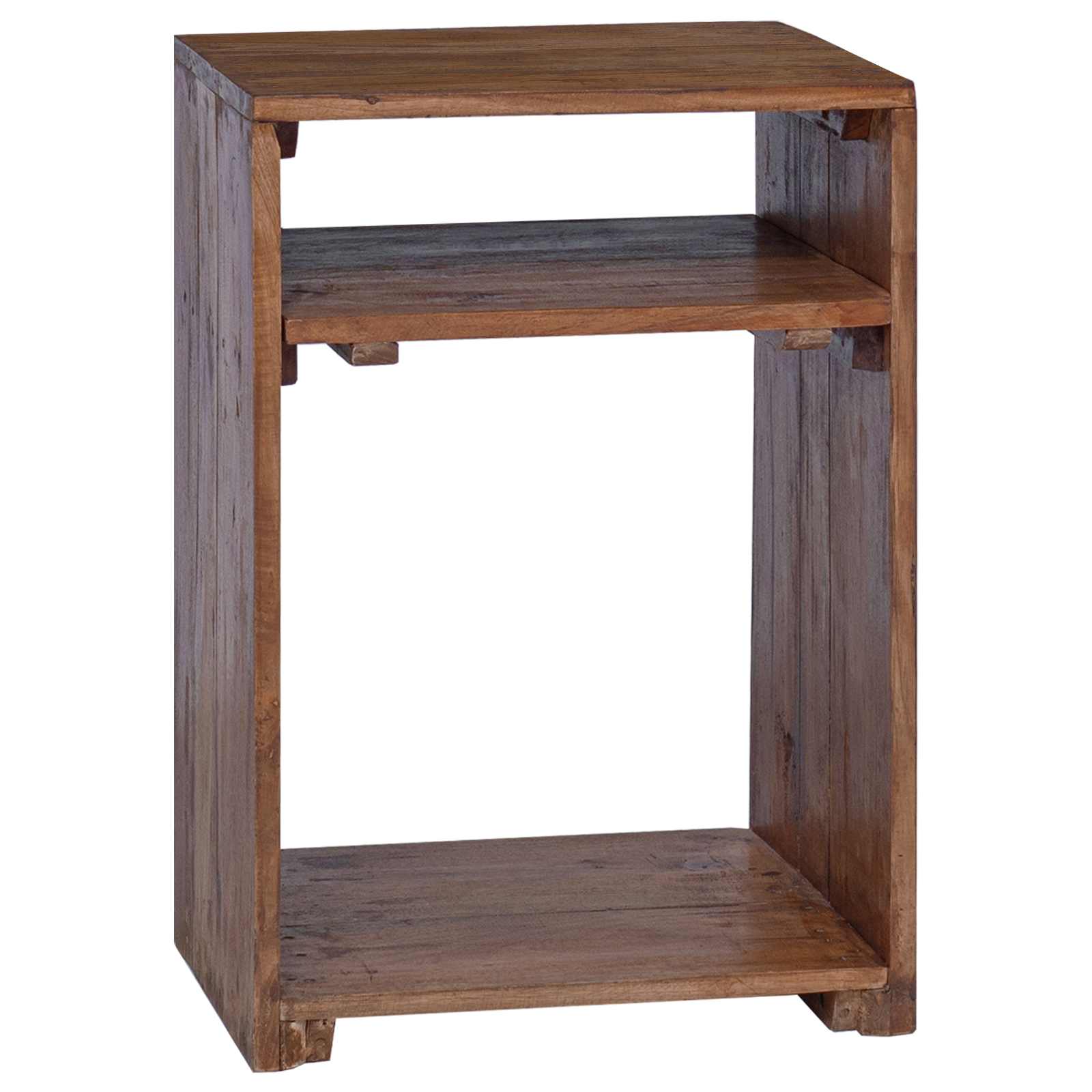Table d'Accent 3 pcs Marron Bois de Mahogany Massif - XIOS