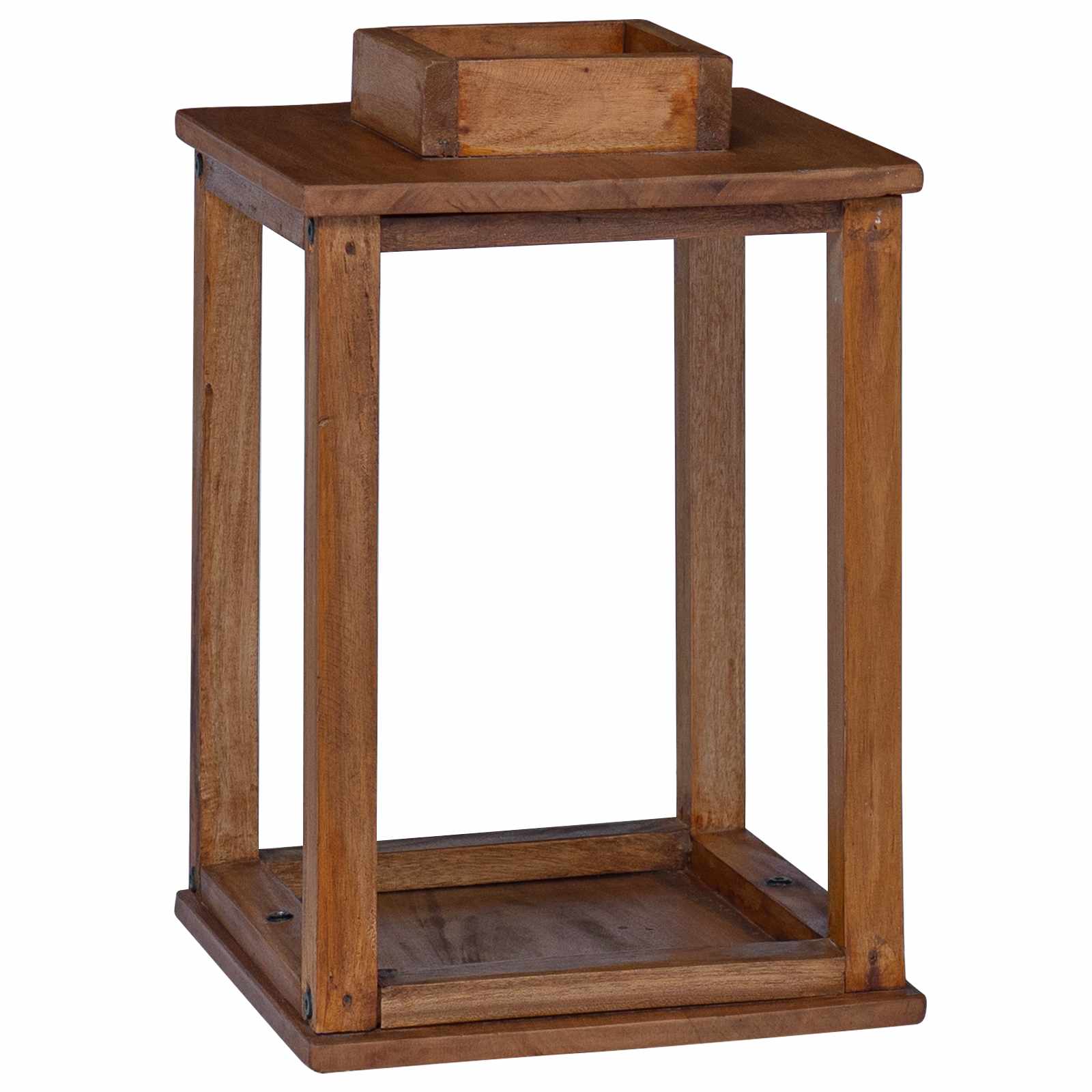 Lanterne 3 pcs Naturel Bois d'Acajou - XIOS