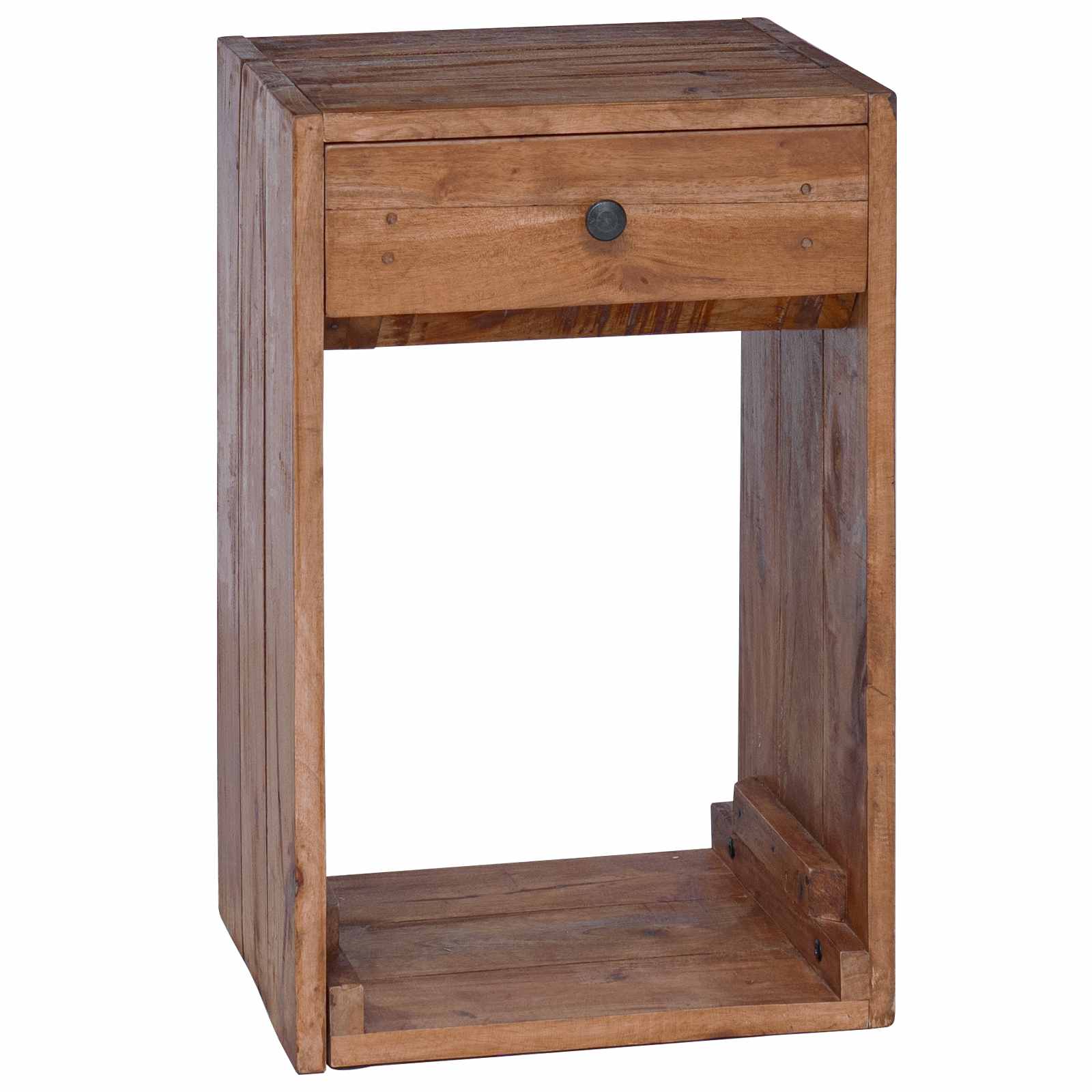 Table de chevet Marron 63 x 30 x 79 cm Bois de Mahogany Massif