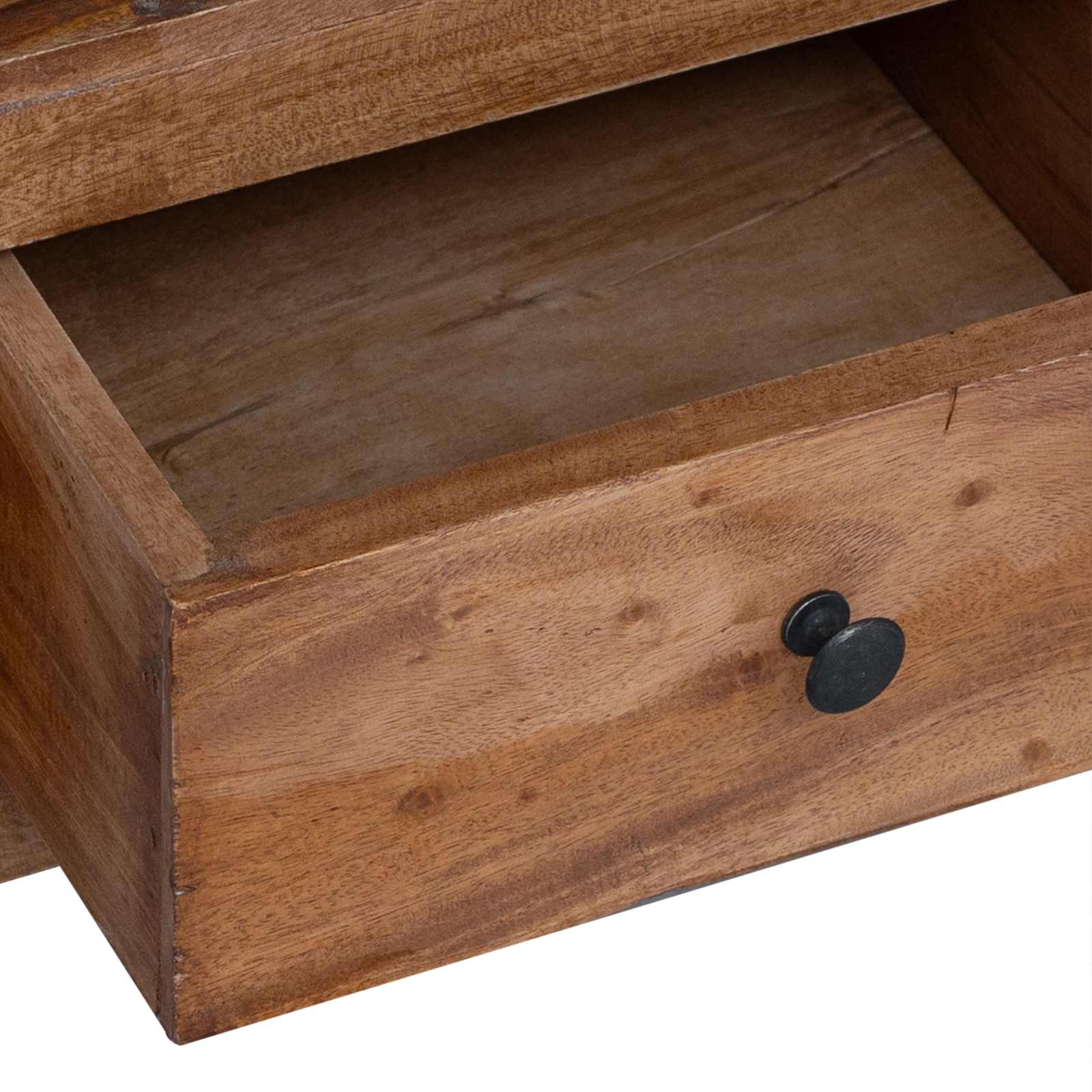 Table de chevet Marron 41 x 30 x 50 cm Bois de Mahogany Massif