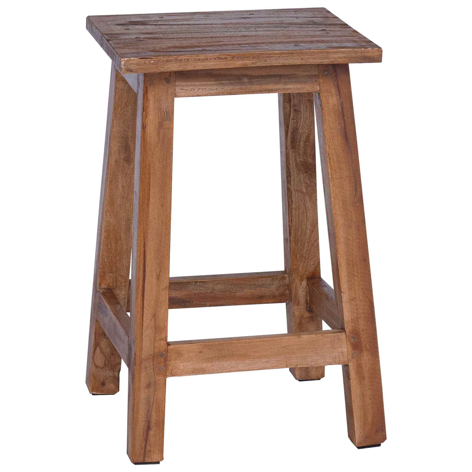 Tabouret Naturel 30 x 30 x 47 cm Bois d'Acajou - XIOS