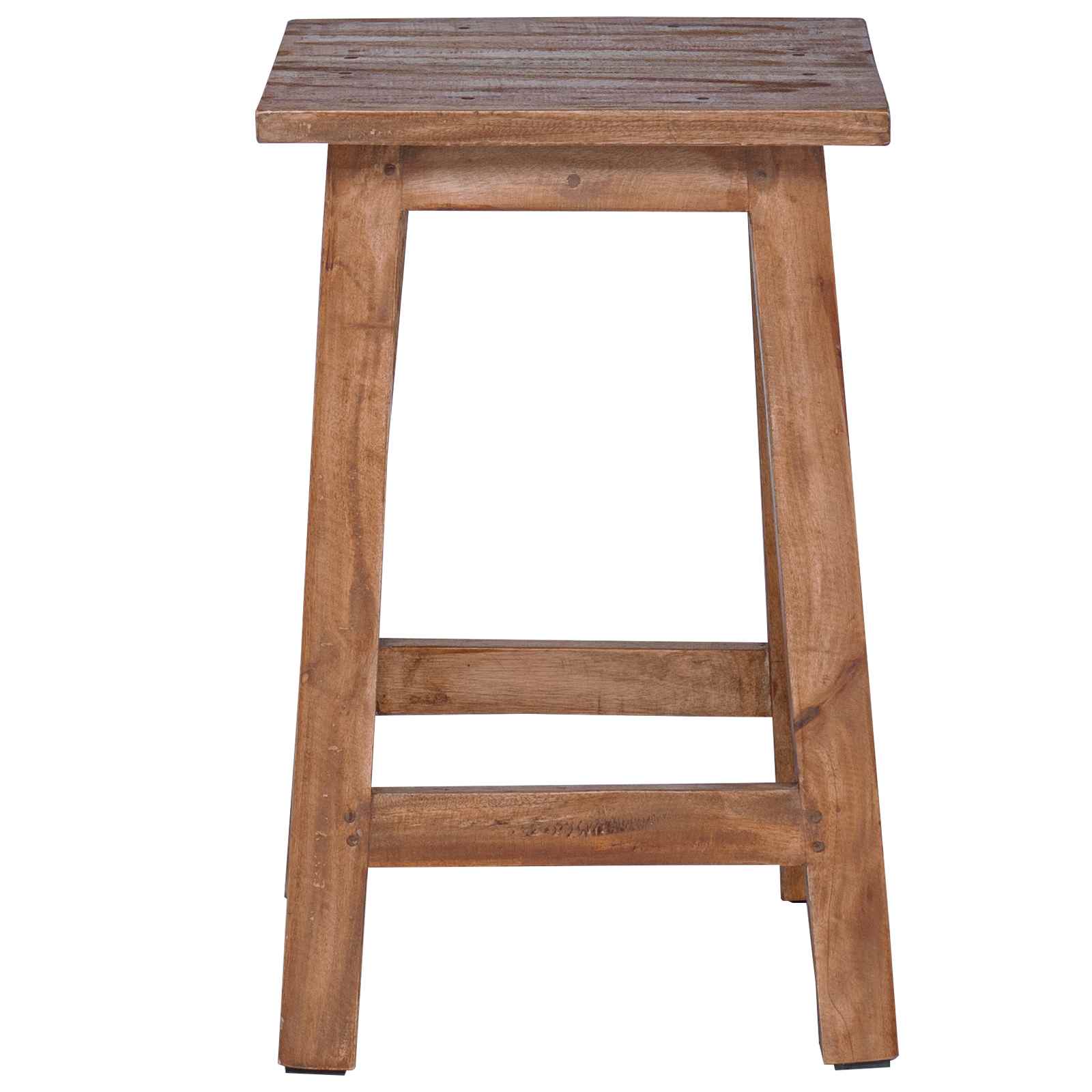 Tabouret Naturel 30 x 30 x 47 cm Bois d'Acajou - XIOS