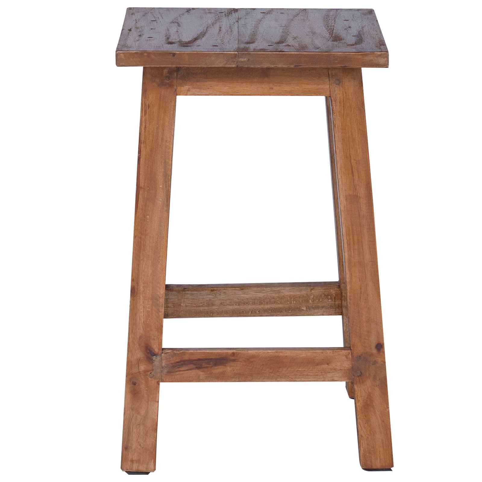 Tabouret Naturel 30 x 30 x 47 cm Bois d'Acajou - XIOS