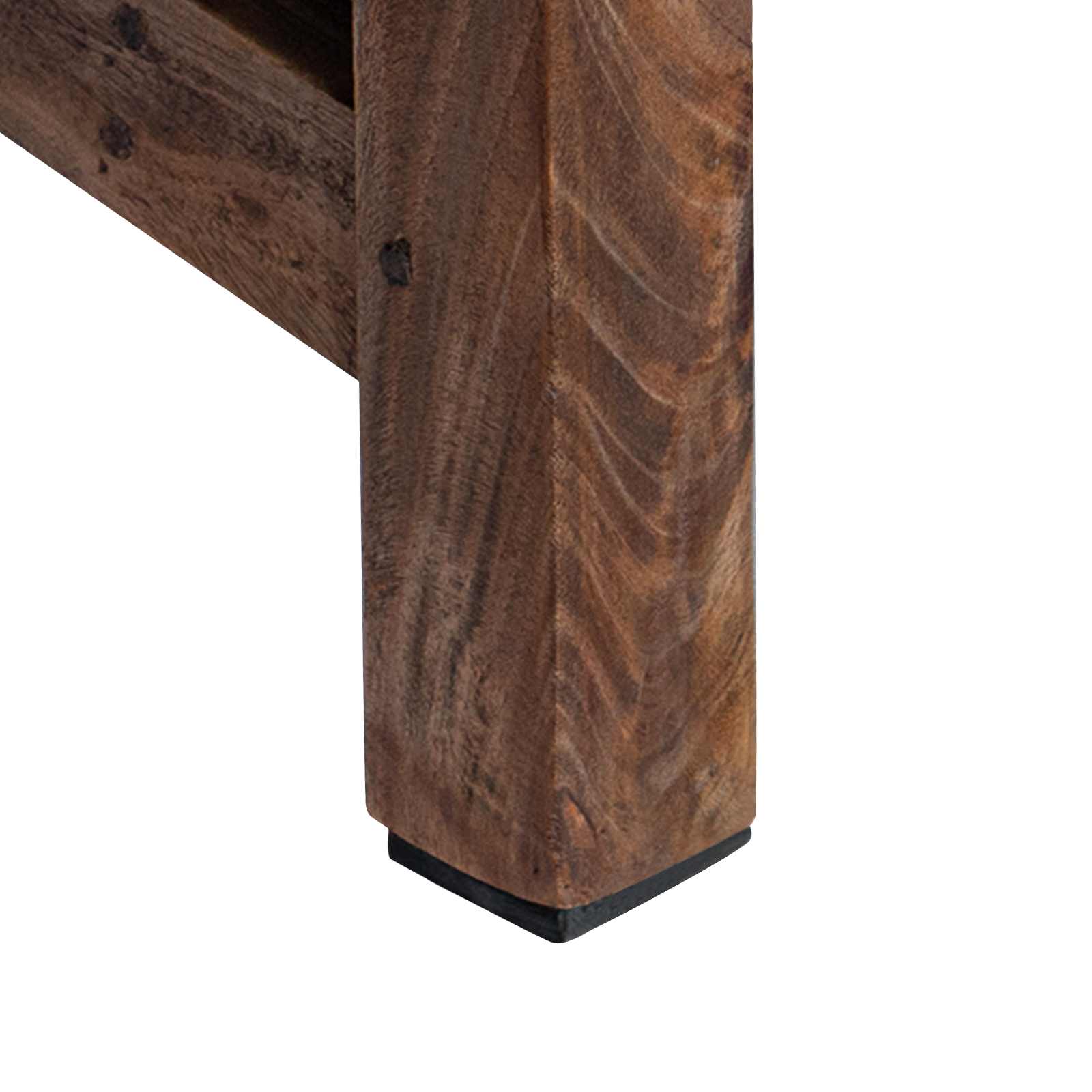 Tabouret Naturel 30 x 20 x 20 cm Bois d'Acajou - XIOS