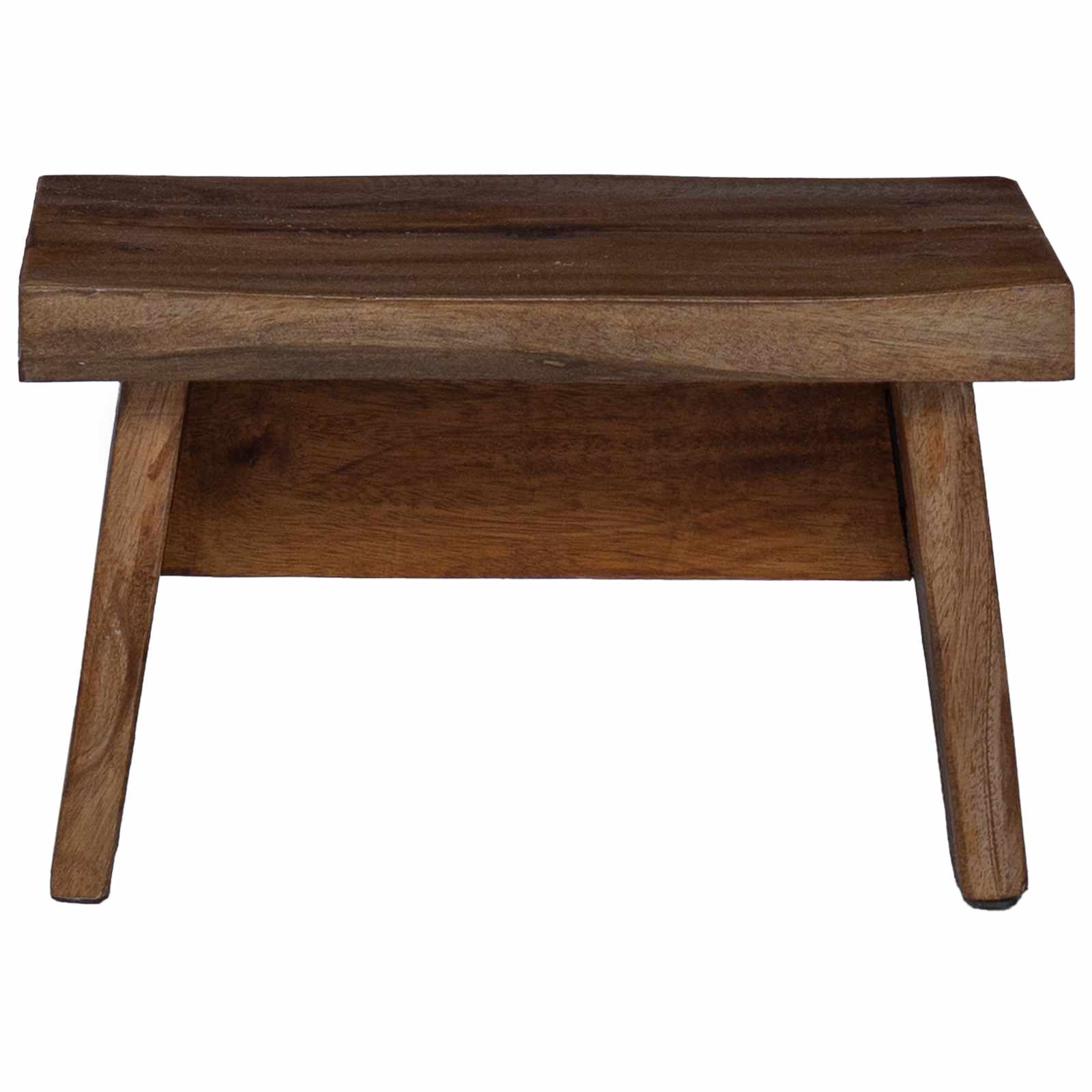 Tabouret Naturel 29 x 20 x 17 cm Bois d'Acajou