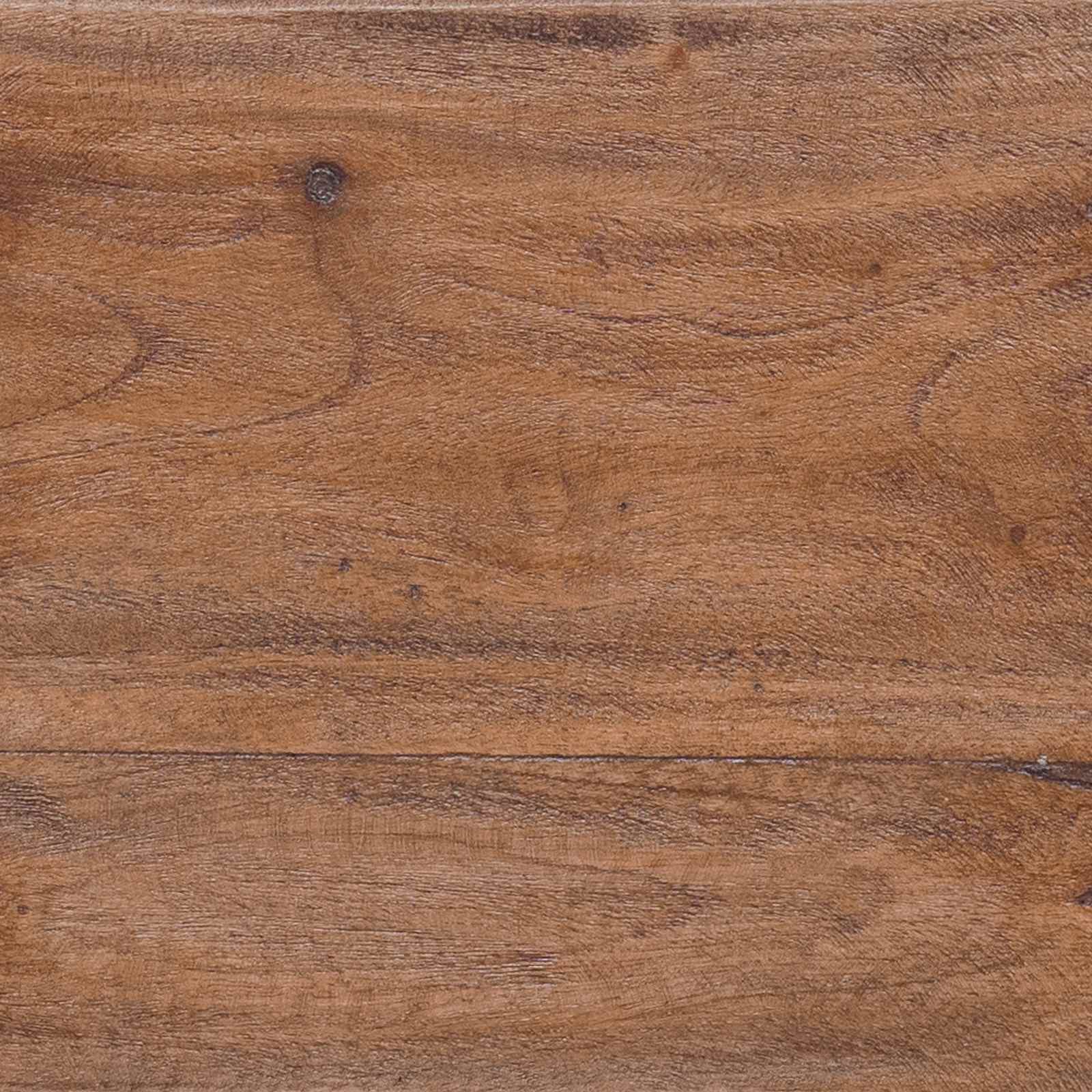 Tabouret Naturel 40 x 25 x 31 cm Bois d'Acajou - XIOS