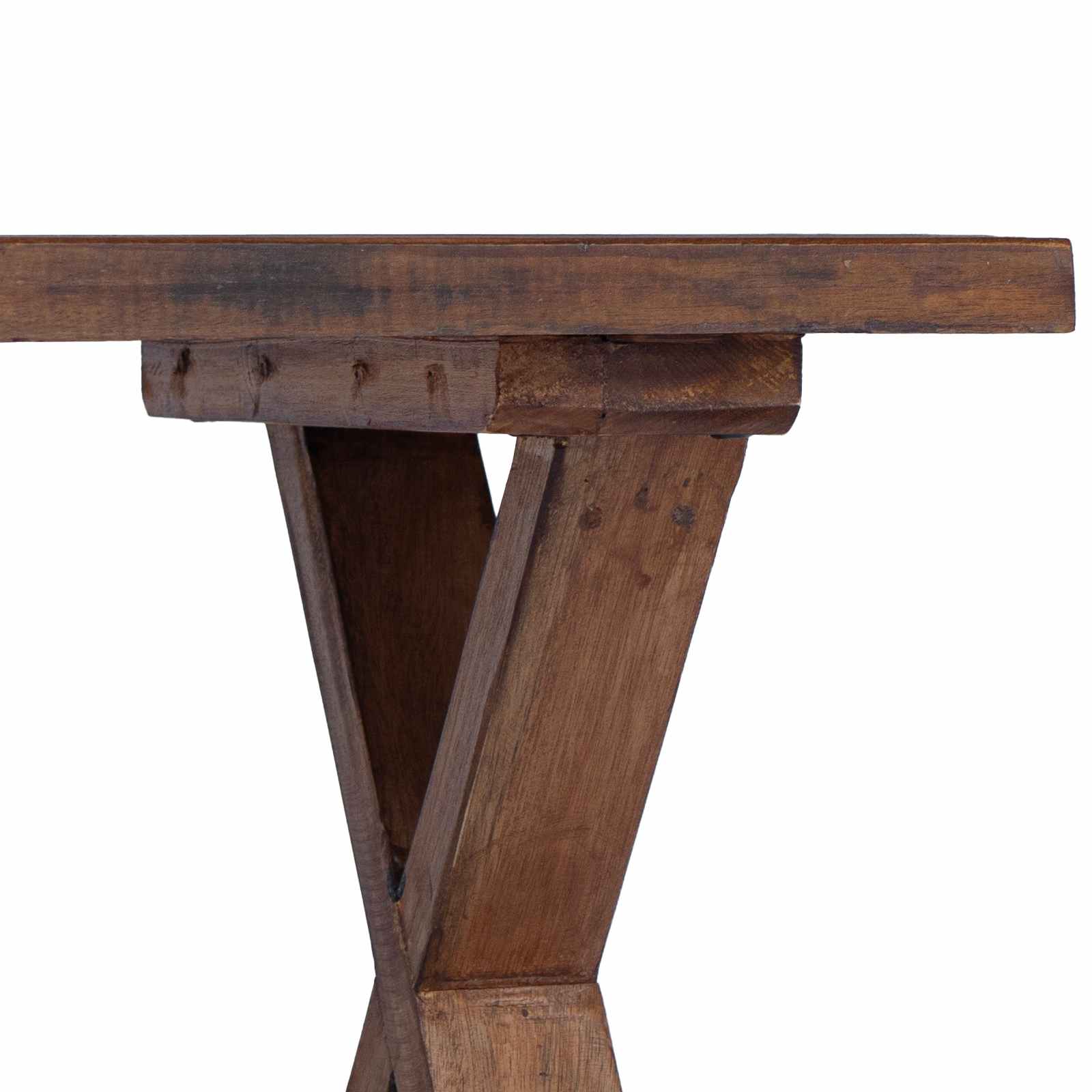 banc Naturel 85 x 35 x 45 cm Bois massif de récupération - XIOS