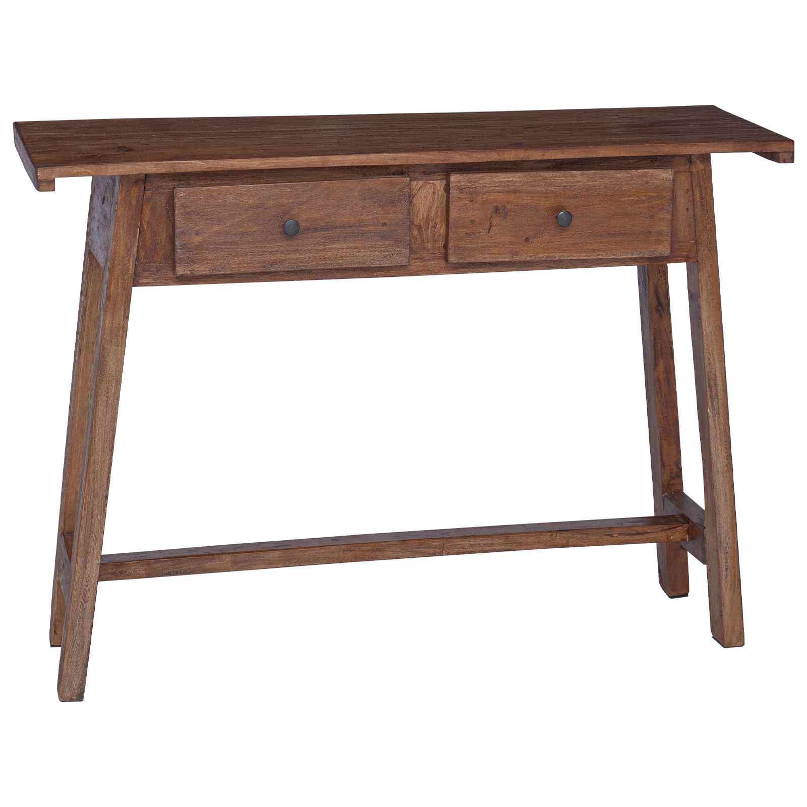 Bureau Marron 110 x 30 x 79 cm Bois de Mahogany Massif