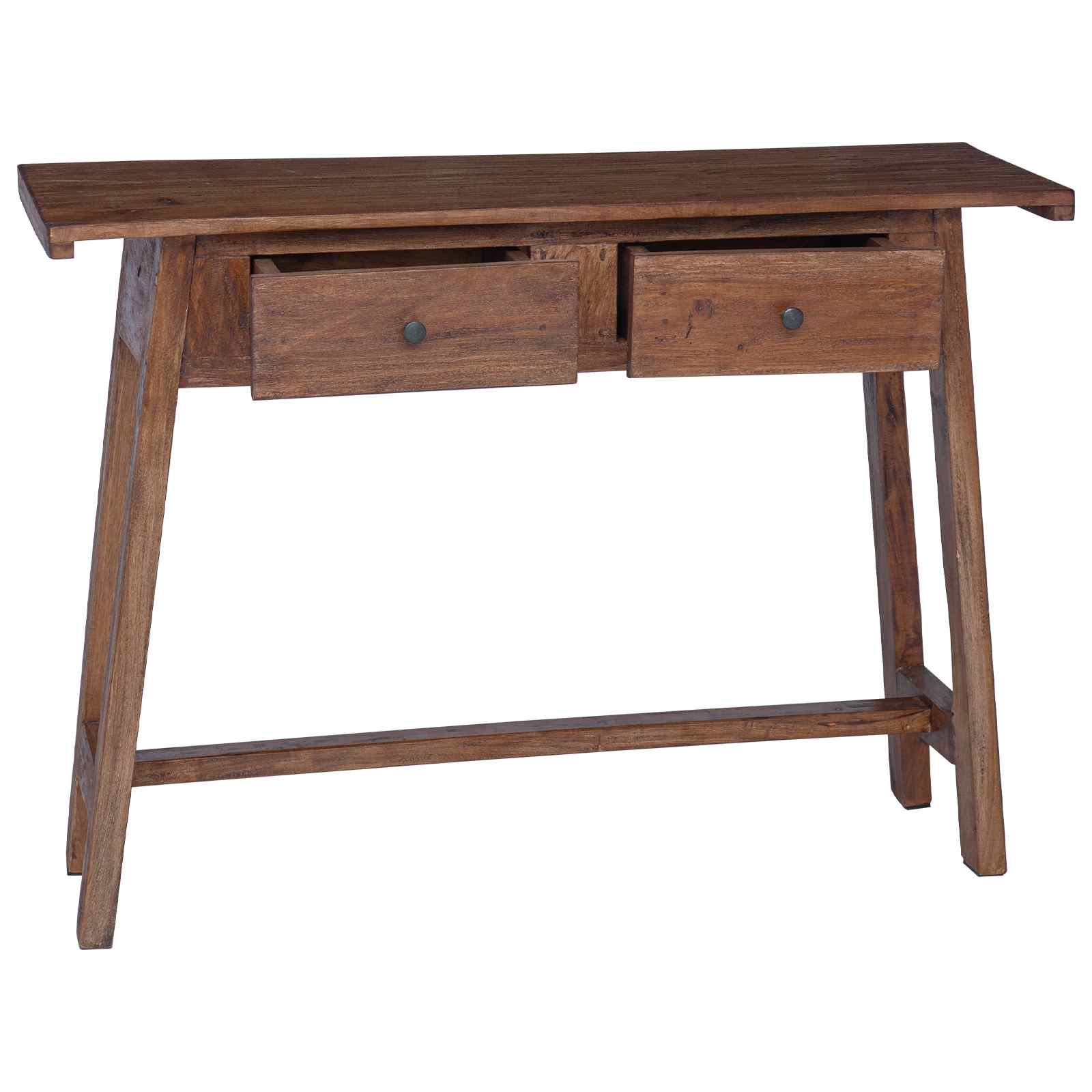 Bureau Marron 110 x 30 x 79 cm Bois de Mahogany Massif