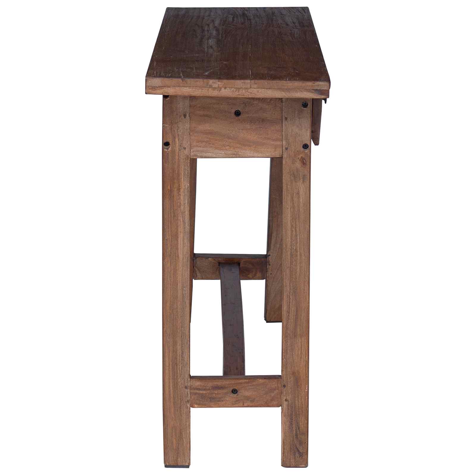 Bureau Marron 110 x 30 x 79 cm Bois de Mahogany Massif