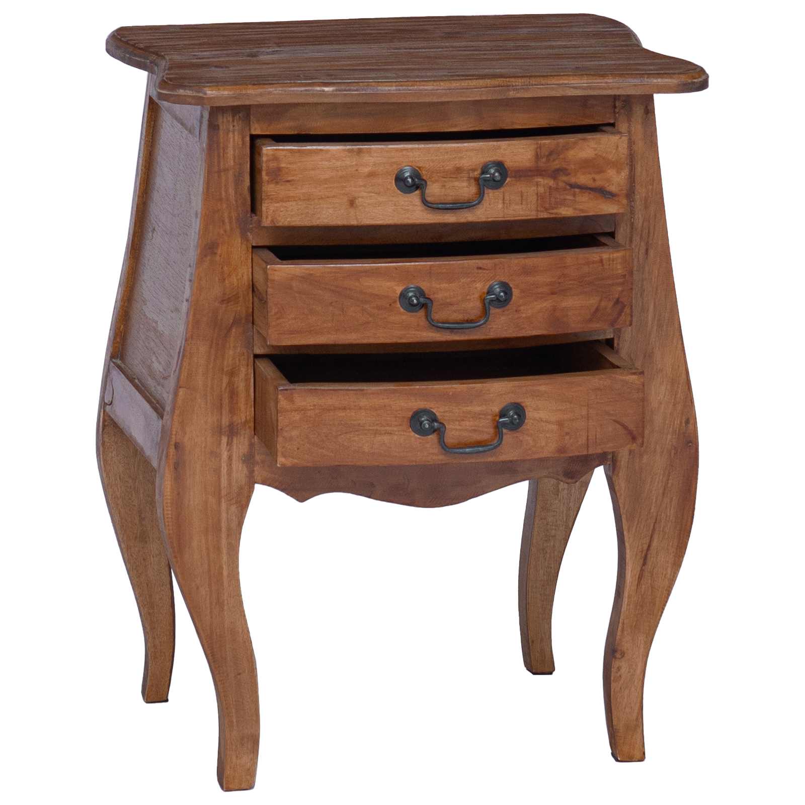 Coffre de rangement 48 x 35 x 64 cm Bois de Mahogany Massif - XIOS