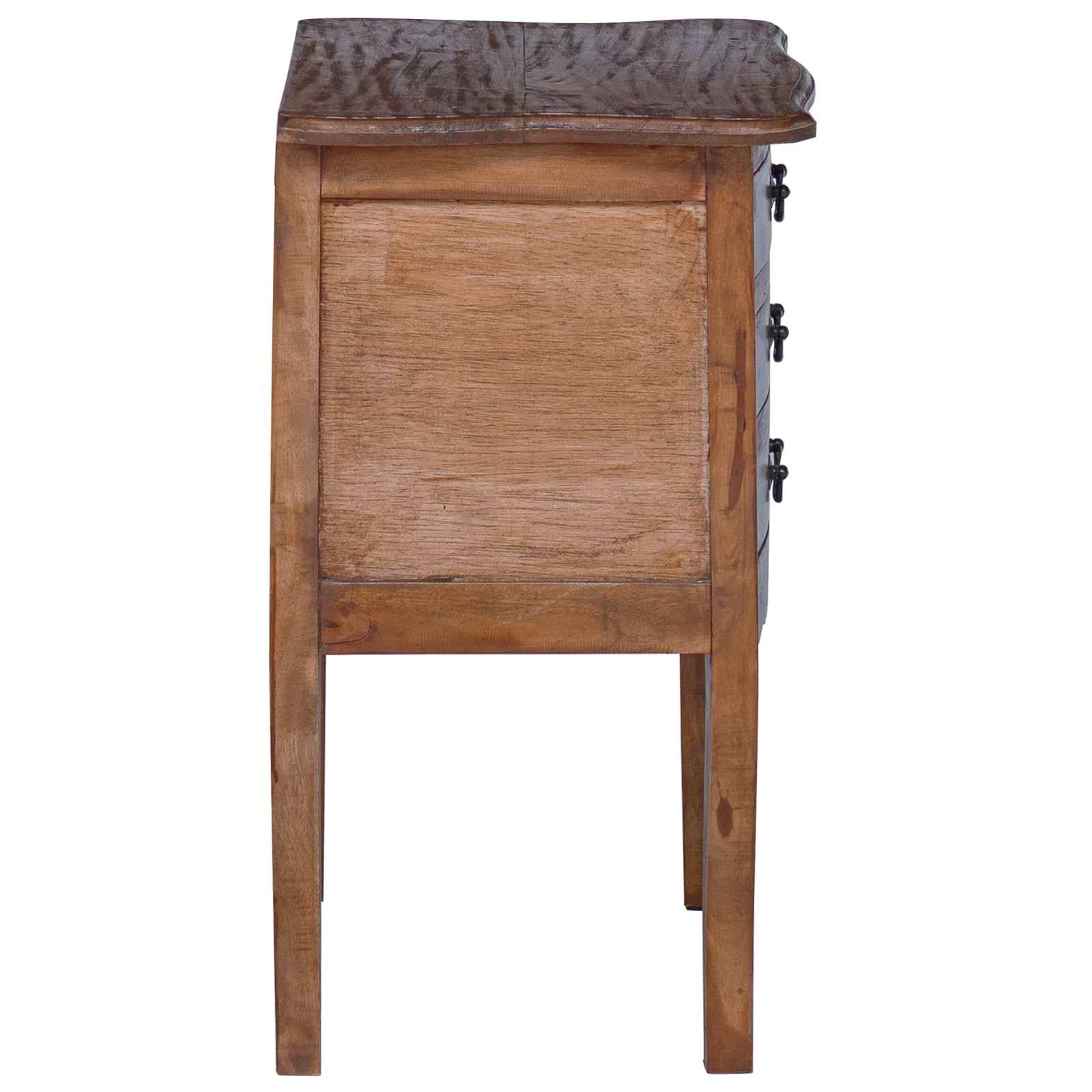 Coffre de rangement 48 x 35 x 64 cm Bois de Mahogany Massif - XIOS
