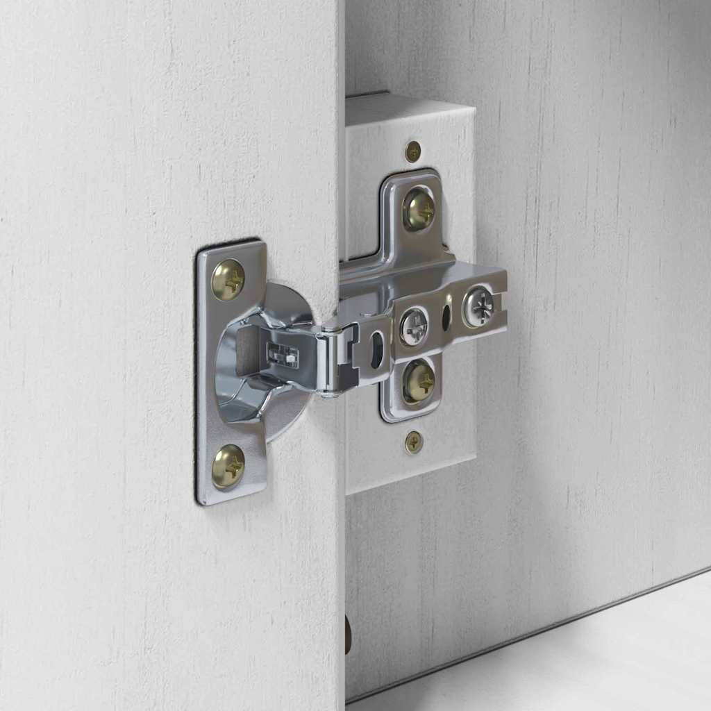Ensemble de mobilier de salle de bain FLORO 2 pièces Blanc