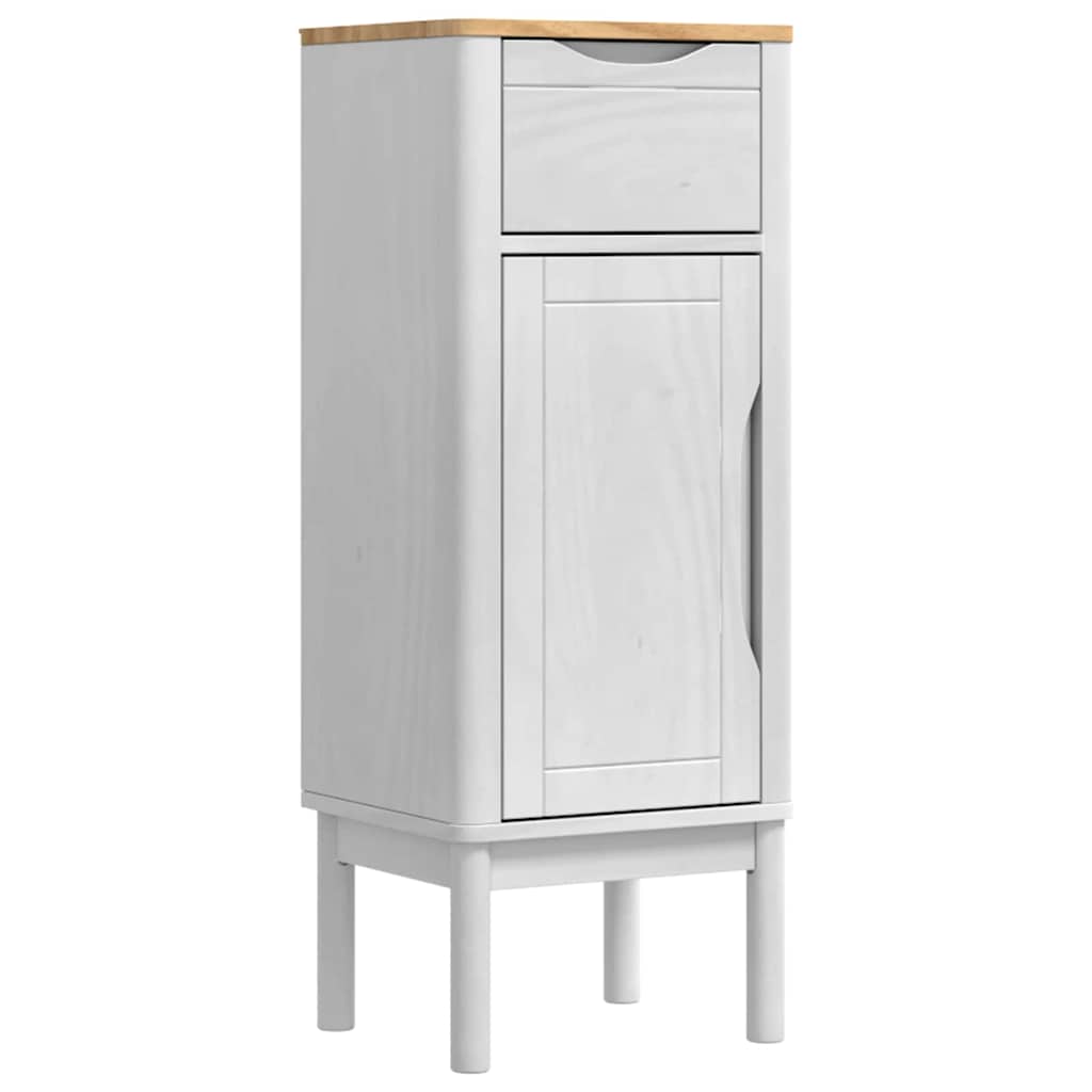 Ensemble de mobilier de salle de bain FLORO 4 pièces Blanc