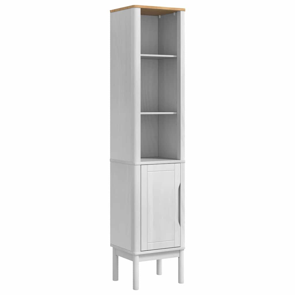 Ensemble de mobilier de salle de bain FLORO 4 pièces Blanc