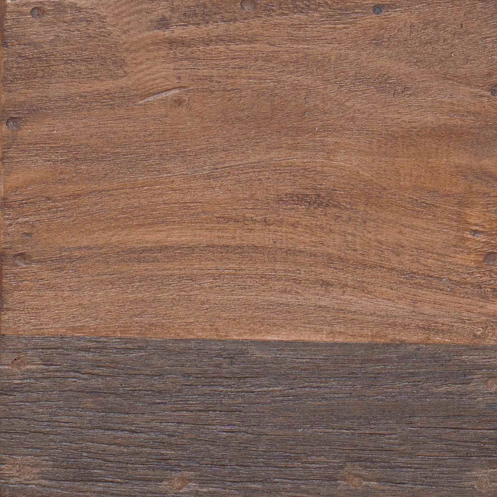 Tabouret Naturel 29 x 29 x 48 cm Bois massif de récupération - XIOS