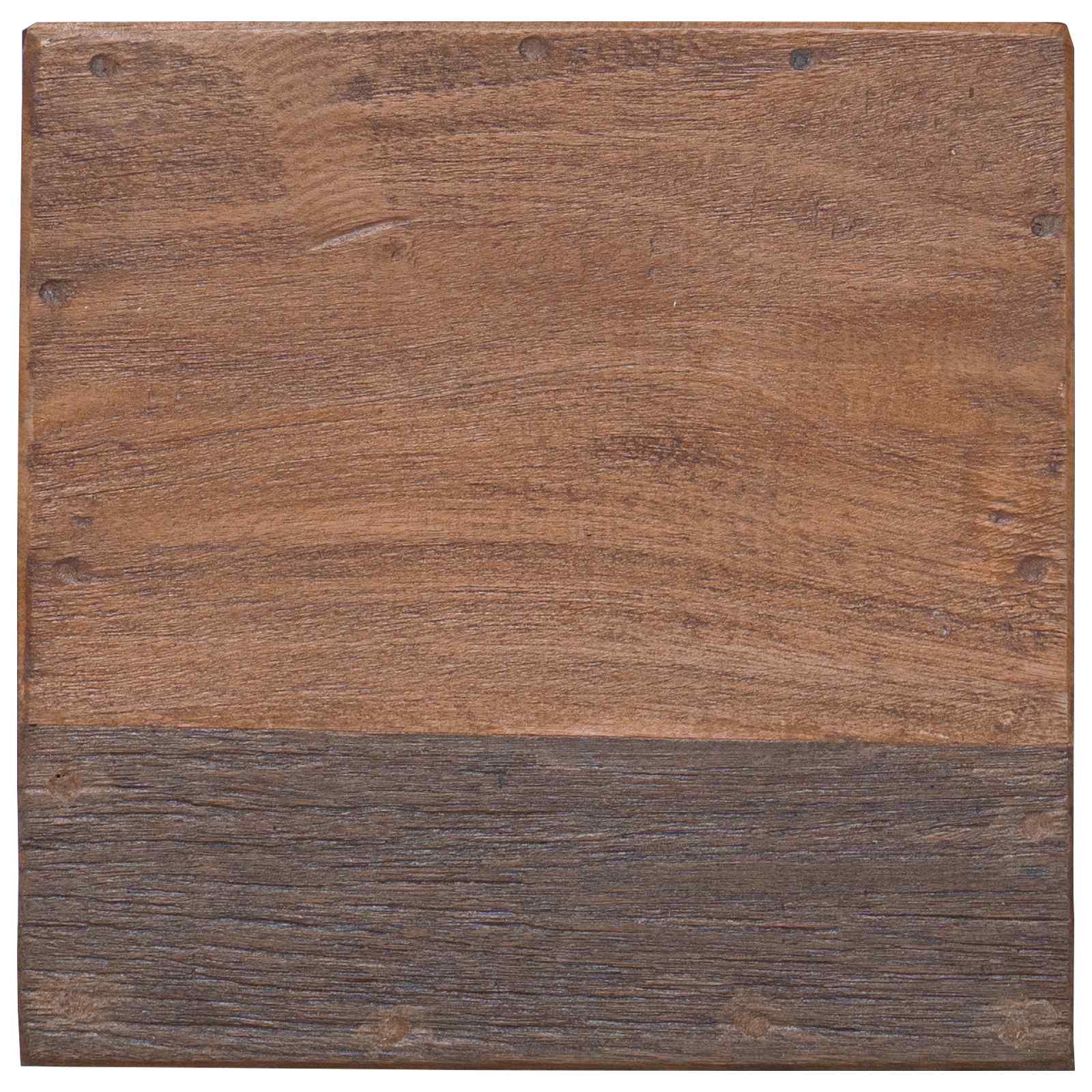 Tabouret Naturel 29 x 29 x 48 cm Bois massif de récupération - XIOS