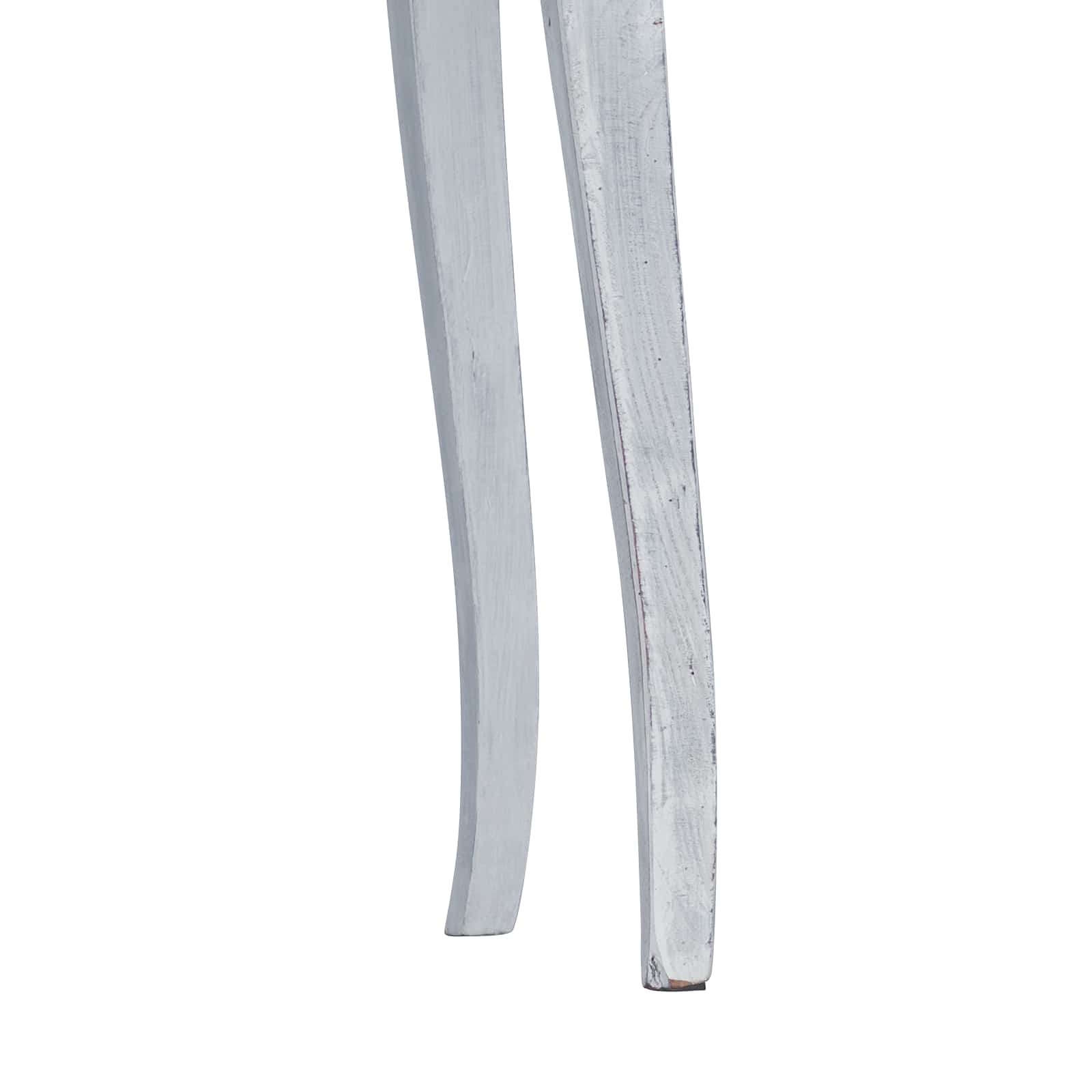 Bureau Blanc 80 x 40 x 92 cm Bois de Mahogany Massif - XIOS