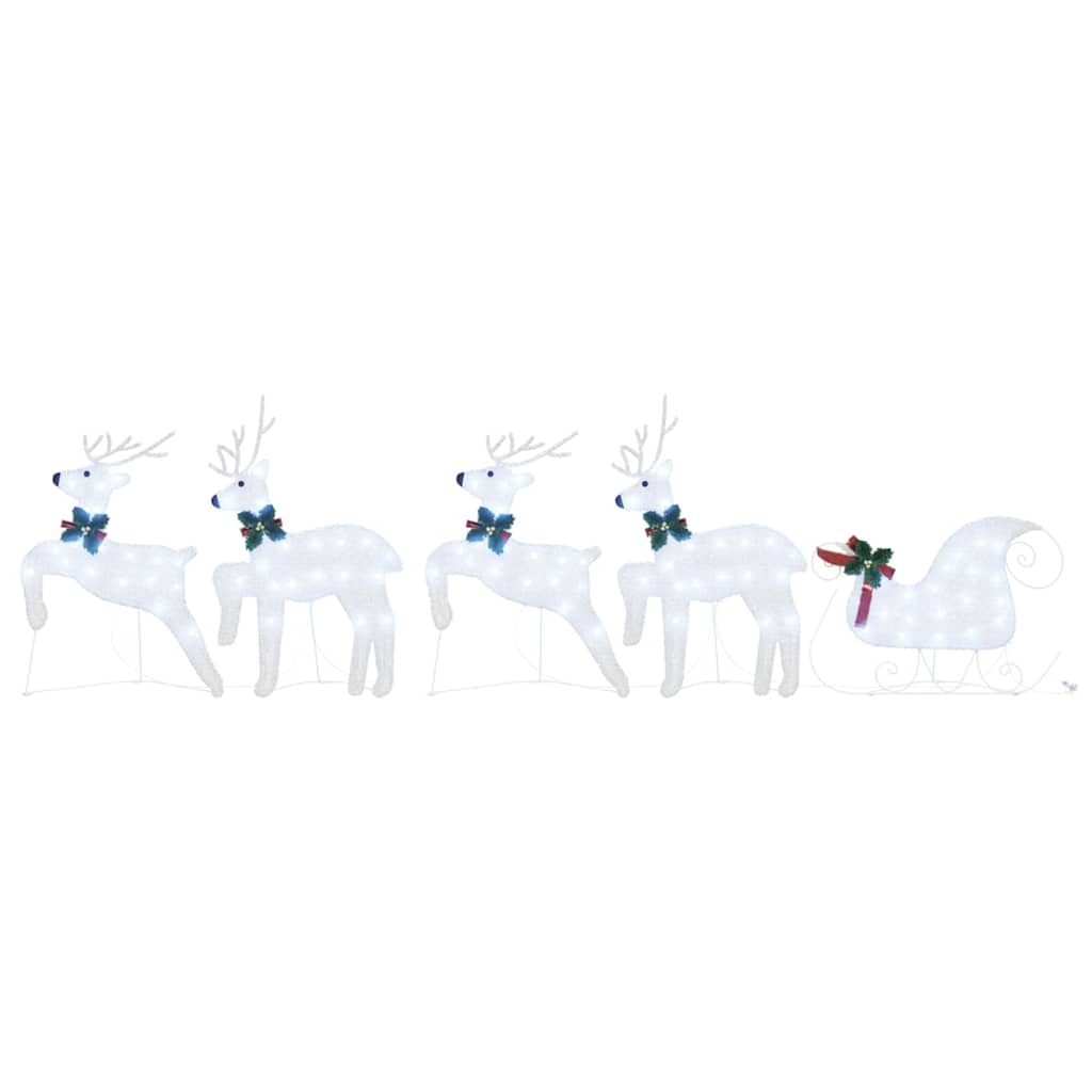 Rennes LED 5 pc Argenté 43 x 18 x 66 cm tissu LED - XIOS