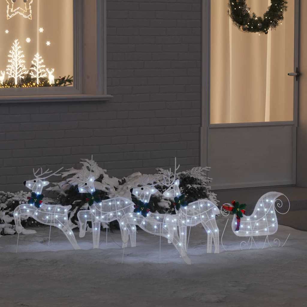Rennes LED 5 pcs Blanc tissu - XIOS