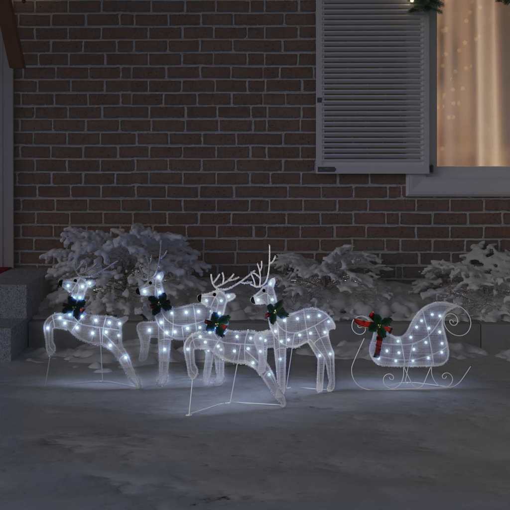 Rennes LED 5 pcs Blanc tissu - XIOS