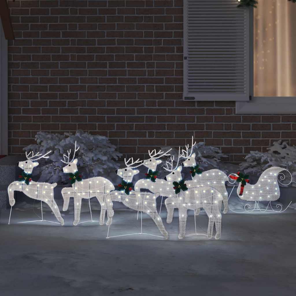 Rennes LED 7 pcs Argenté tissu - XIOS