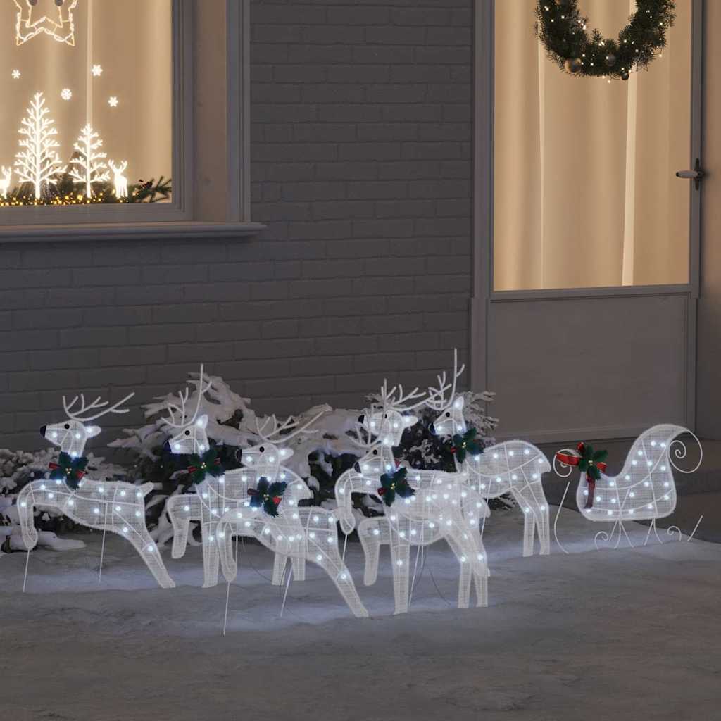 Rennes LED 7 pcs Blanc tissu - XIOS