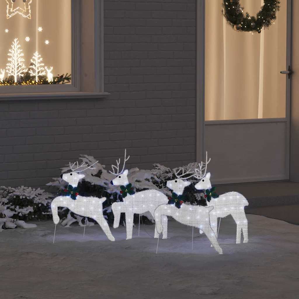 Rennes LED 4 pcs Argenté tissu - XIOS