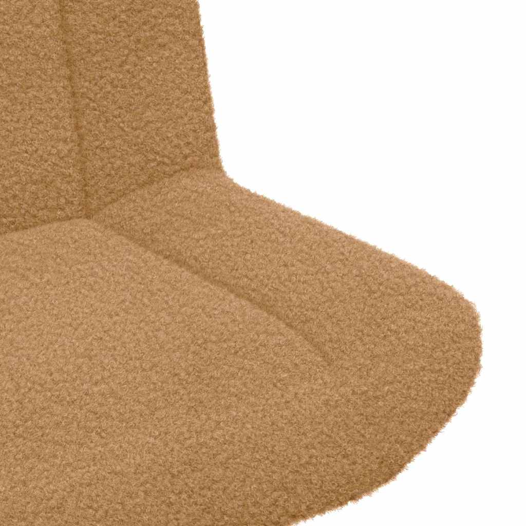 Chaise pivotante Beige 63 x 75 x 76 cm Peau de mouton - XIOS