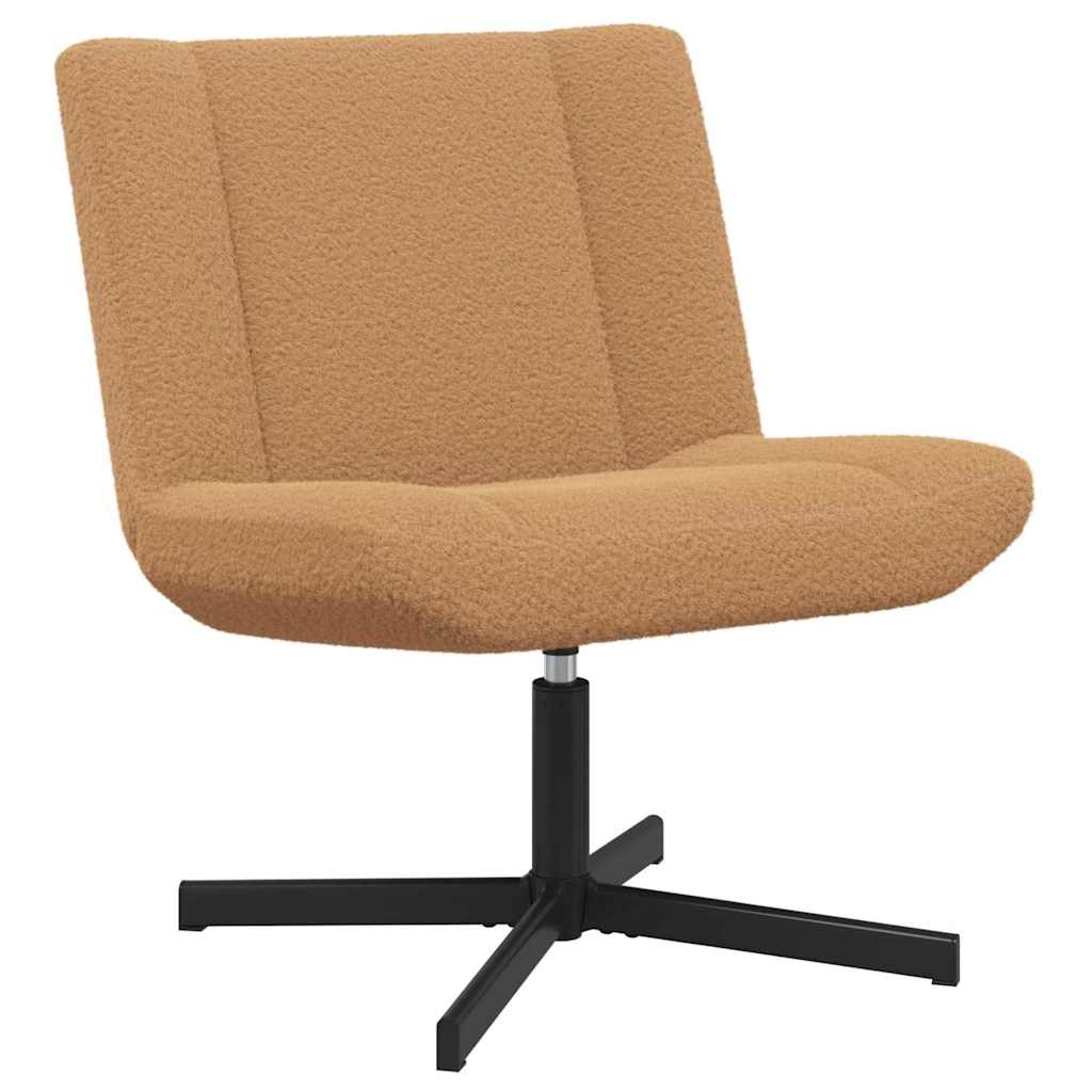 Chaise pivotante Beige 63 x 75 x 76 cm Peau de mouton - XIOS