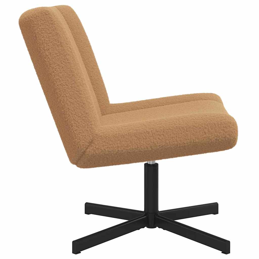 Chaise pivotante Beige 63 x 75 x 76 cm Peau de mouton - XIOS