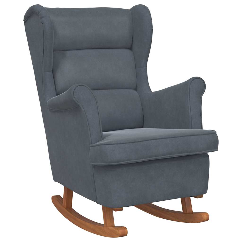 Chaise à bascule Gris foncé 92 x 71 x 100 cm Contreplaqué