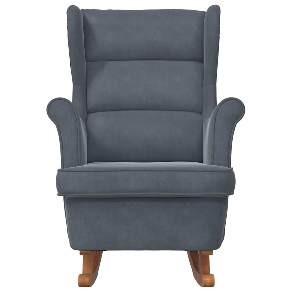 Chaise à bascule Gris foncé 92 x 71 x 100 cm Contreplaqué