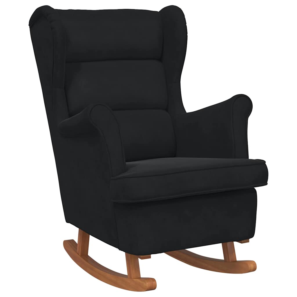 Chaise à bascule Noir 92 x 71 x 100 cm Contreplaqué