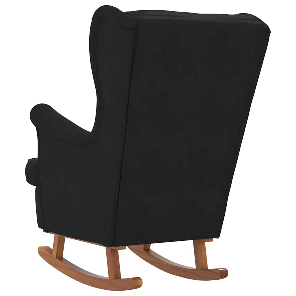 Chaise à bascule Noir 92 x 71 x 100 cm Contreplaqué