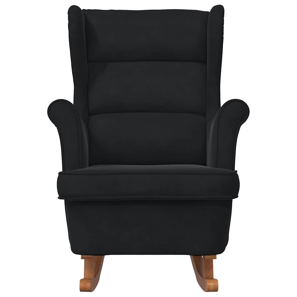 Chaise à bascule Noir 92 x 71 x 100 cm Contreplaqué