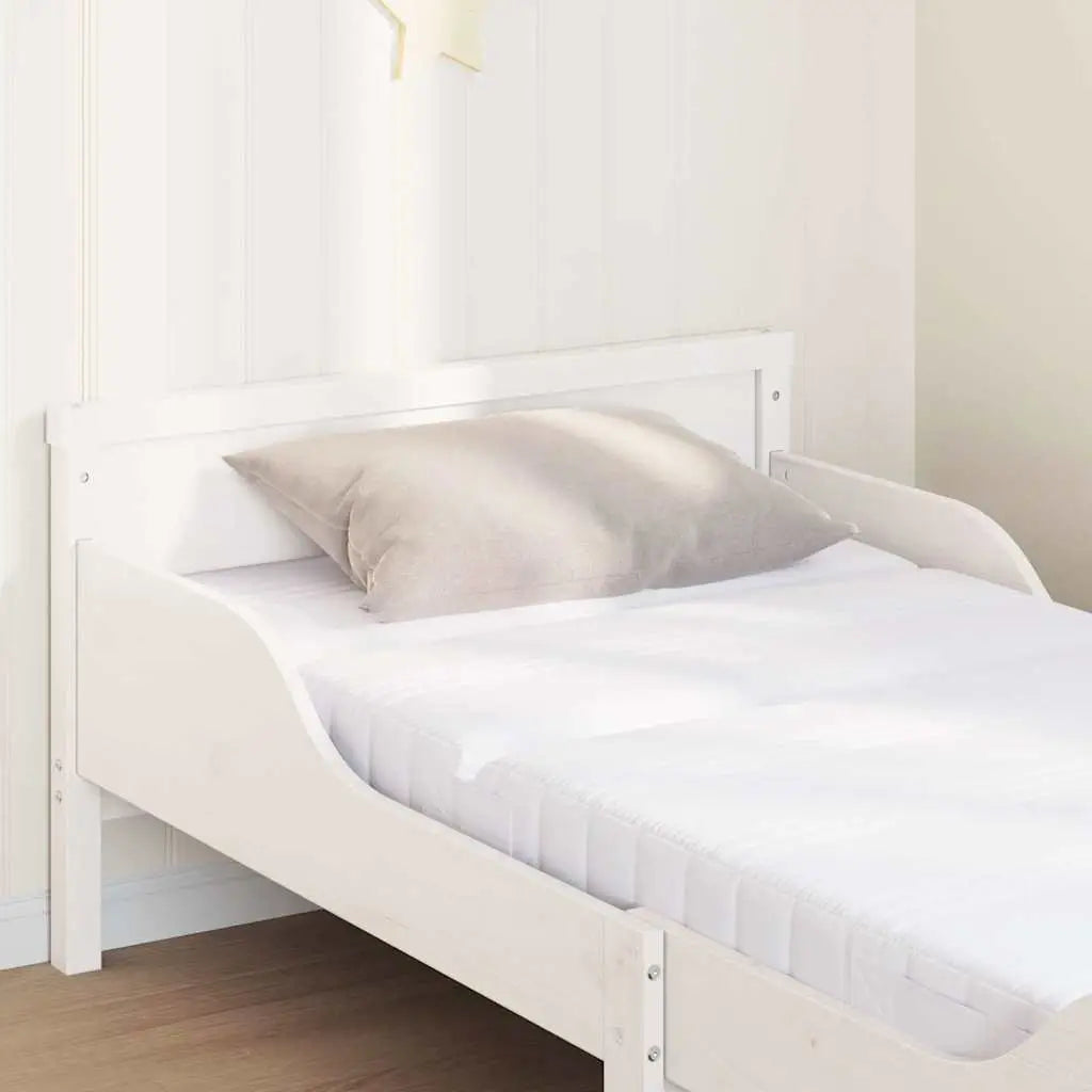 Cadre de lit avec matelas extensible Blanc 80 x 200 cm - XIOS