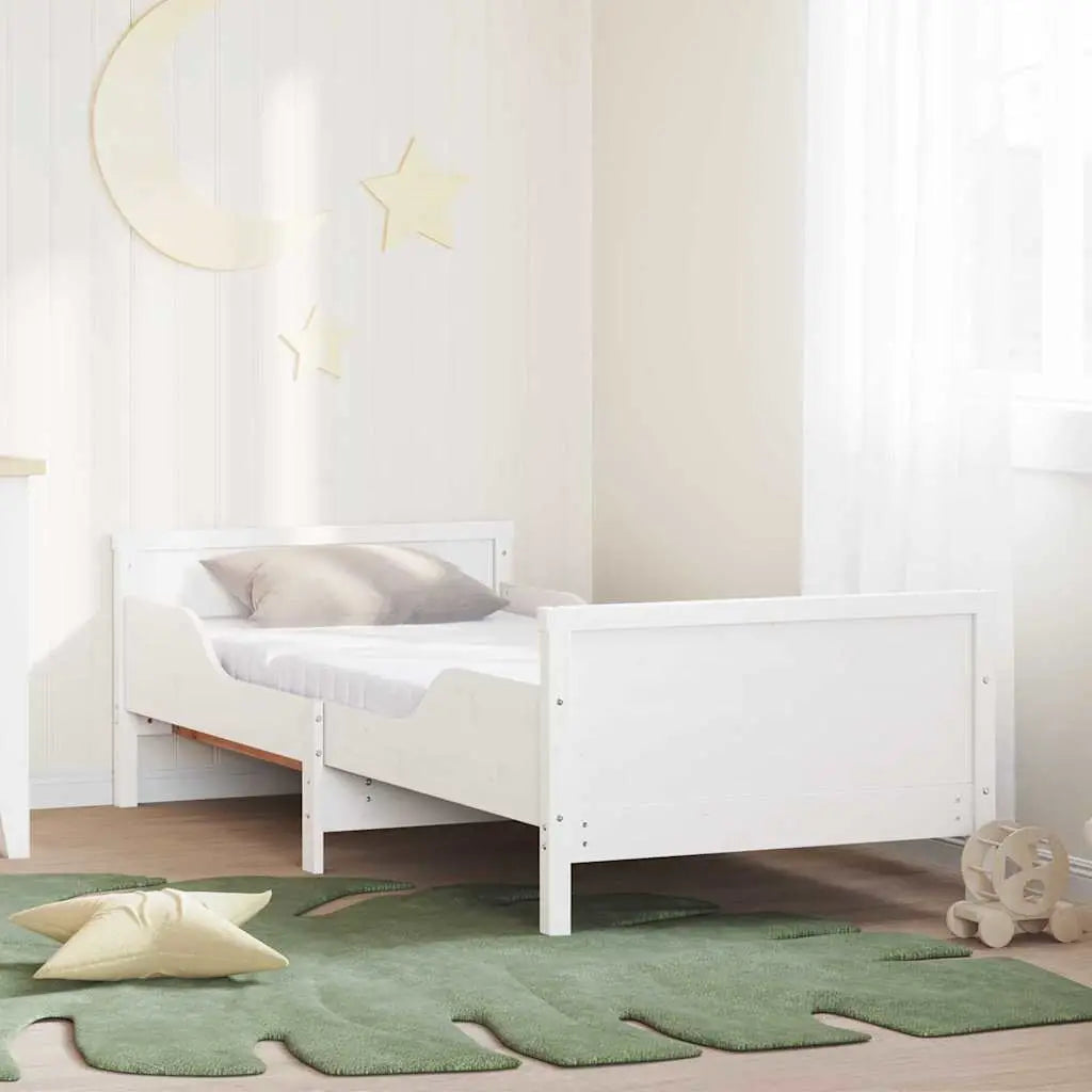Cadre de lit avec matelas extensible Blanc 80 x 200 cm - XIOS