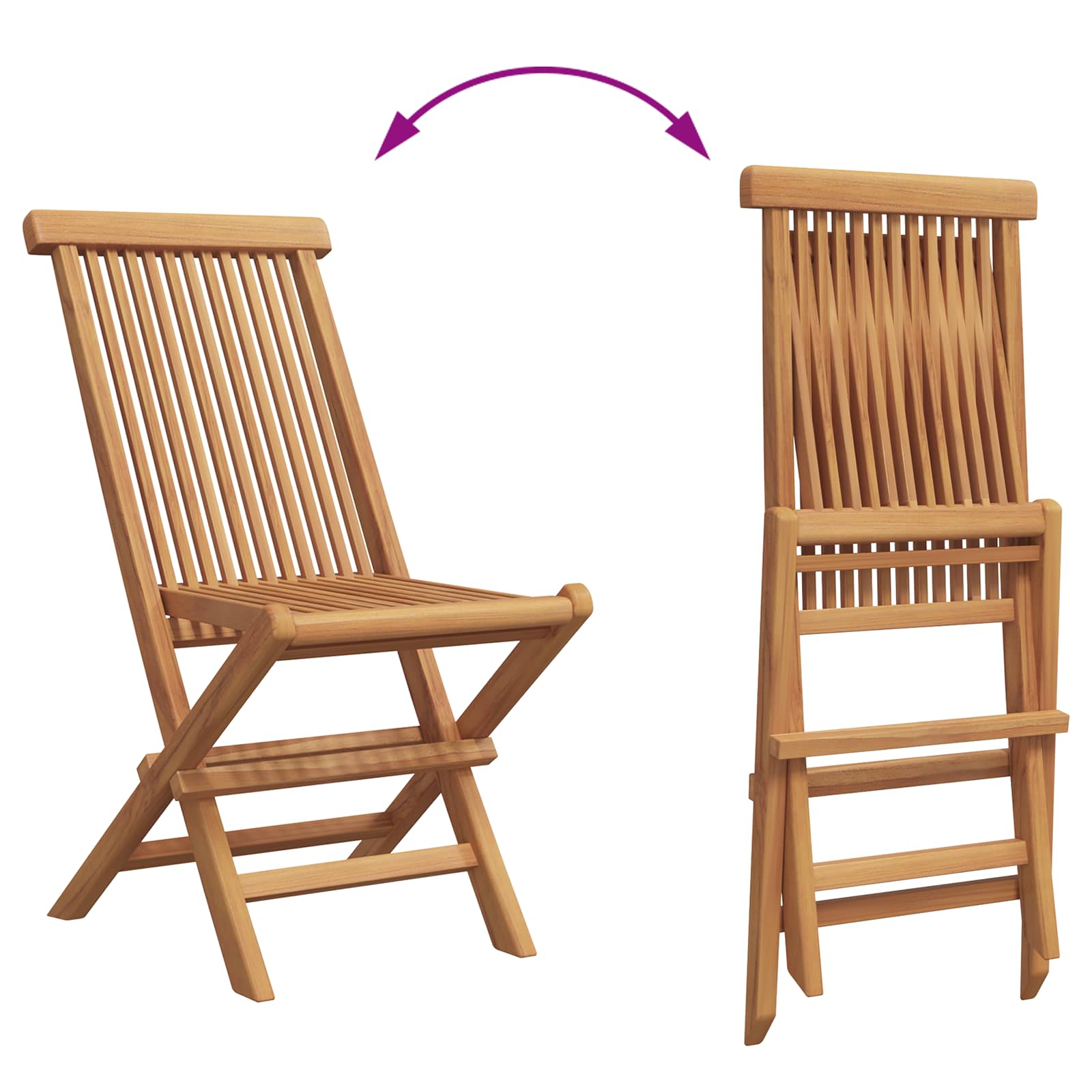 Ensemble de salle à manger pour jardin 3 pc Marron