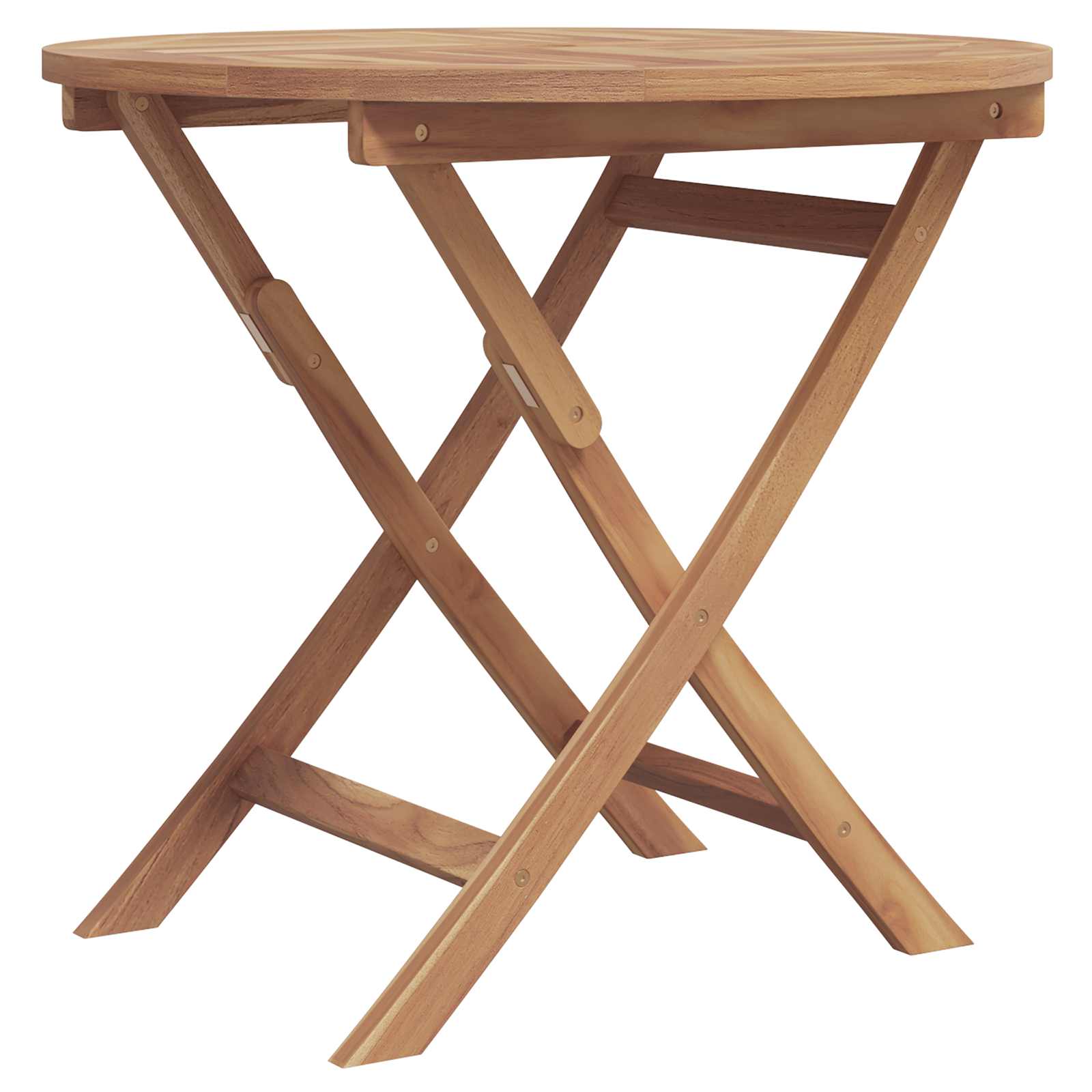 Ensemble de salle à manger pour jardin 3 pcs Marron - XIOS