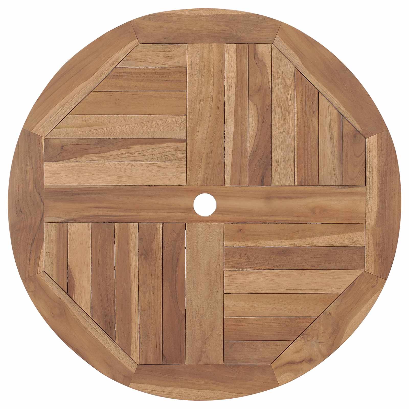 Ensemble de salle à manger pour jardin 3 pcs Marron - XIOS