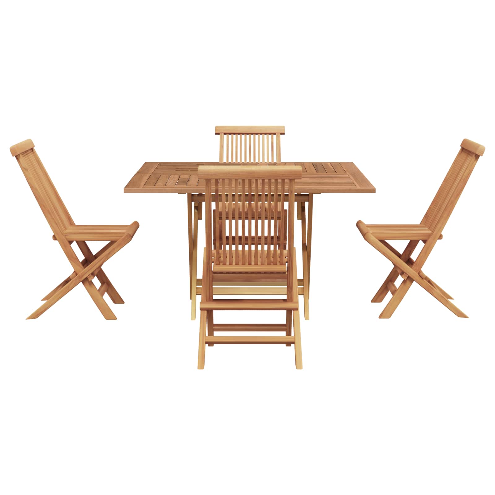 Ensemble de salle à manger pour jardin Marron Teck massif - XIOS