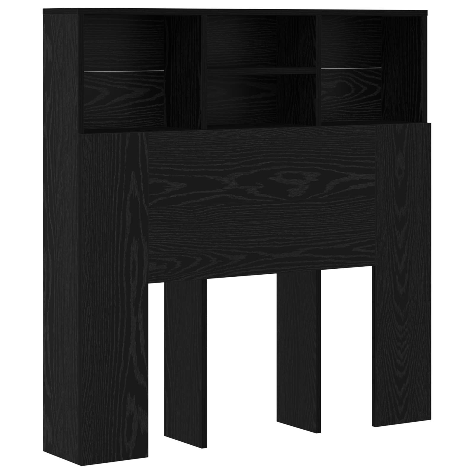 Cabinet de Tête de Lit Chêne noir 100 x 19 x 103,5 cm - XIOS