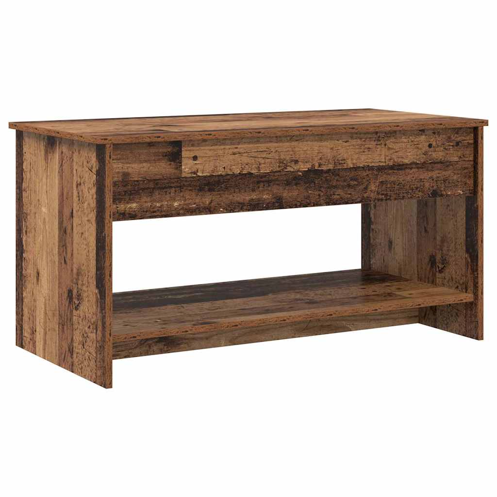 Table basse Bois ancien 80 x 50.5 x 41.5 cm Bois d'ingénierie - XIOS