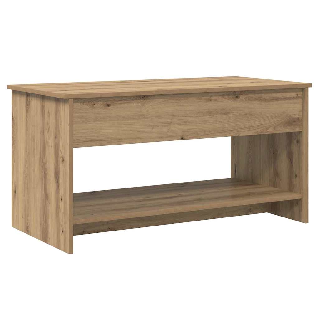 Table basse Chêne artisanal 80 x 50,5 x 41,5 cm - XIOS