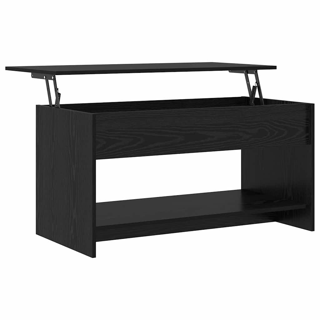 Table basse Chêne noir 80 x 50,5 x 41,5 cm Bois d'ingénierie - XIOS