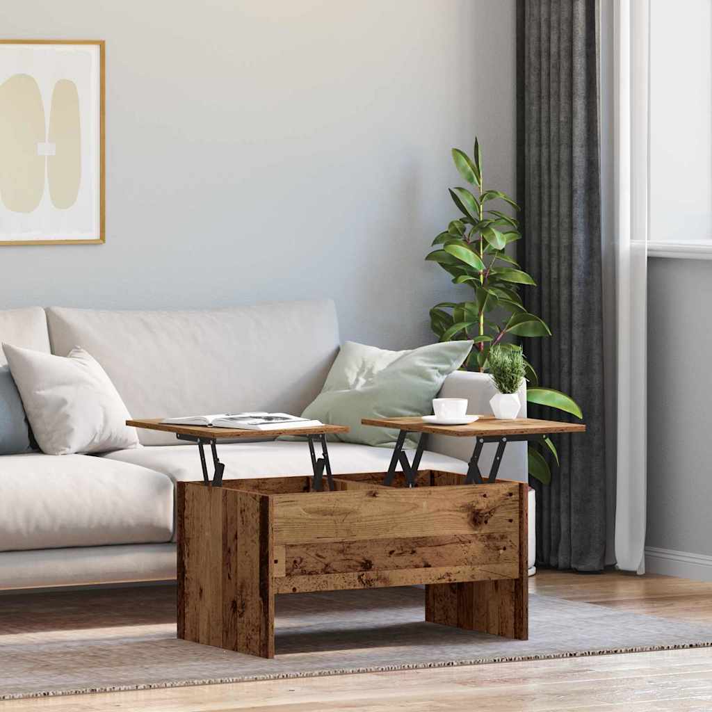 Table basse Bois Ancien 102 x 50,5 x 46,5 cm Bois d'ingénierie - XIOS