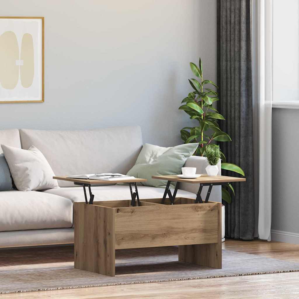 Table basse Chêne artisanal 102 x 50,5 x 46,5 cm - XIOS