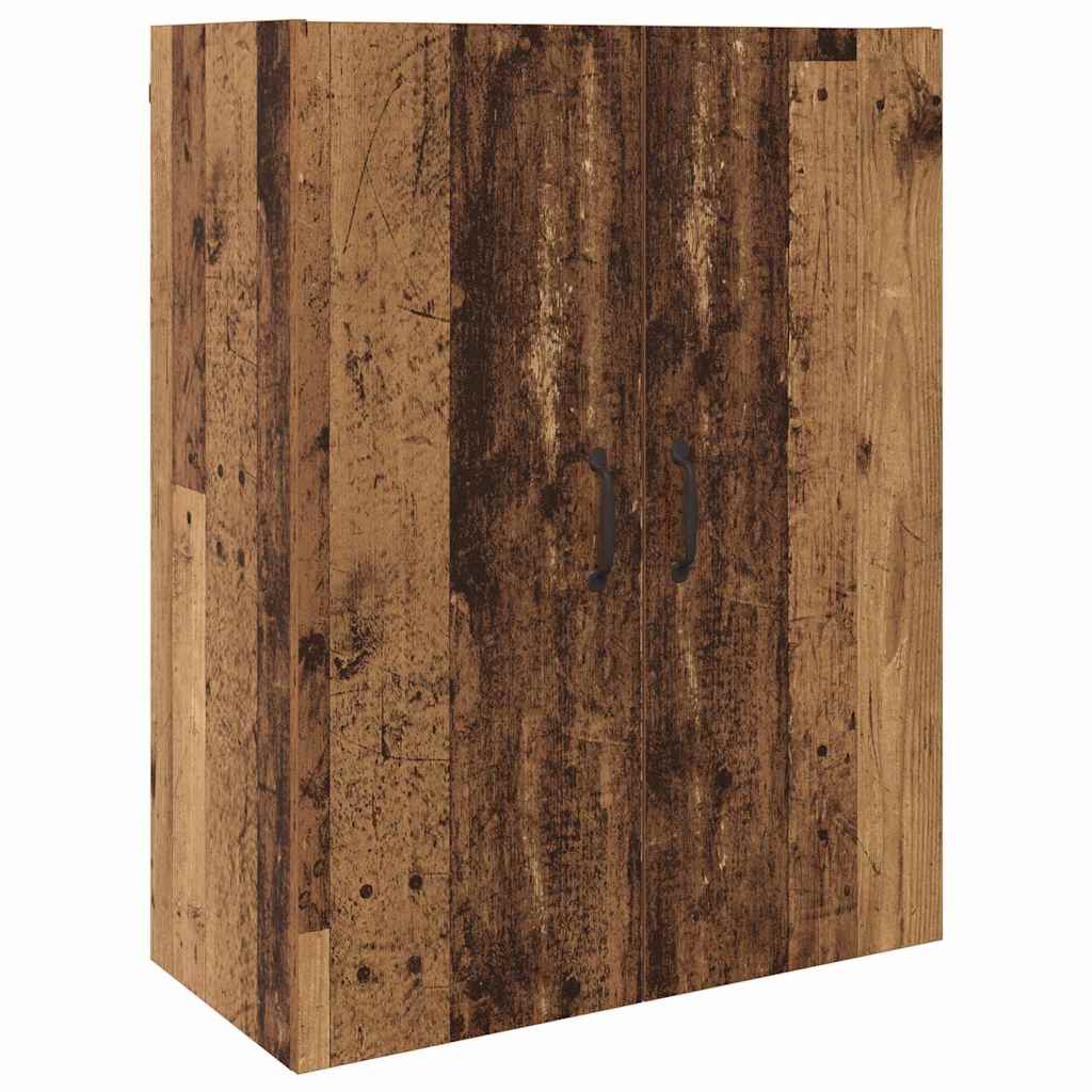 Armoire suspendue Montage mural Bois ancien 69,5 x 34 x 90 cm - XIOS